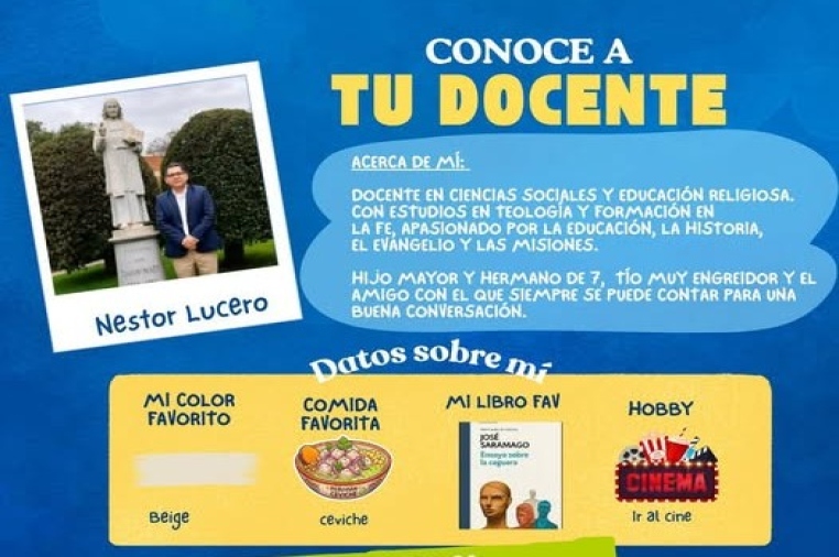 Conoce a tu docente - Néstor Lucero