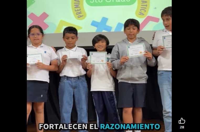 Premiación Concurso de Matemáticas de 5.º Grado