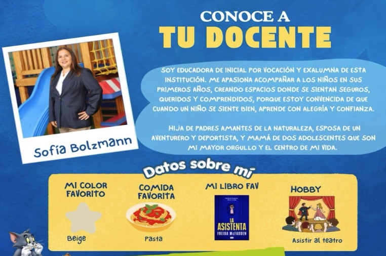 ✨ Conoce a tu docente | Miss Sofi ✨
