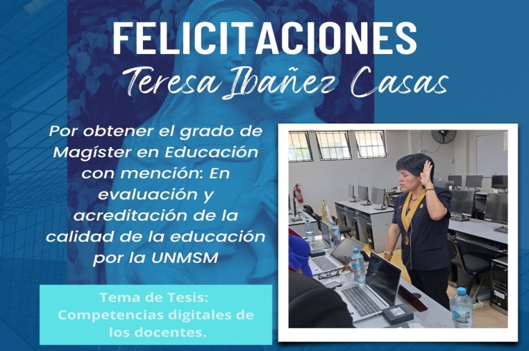 Felicitaciones Teresa Ibañez Casas