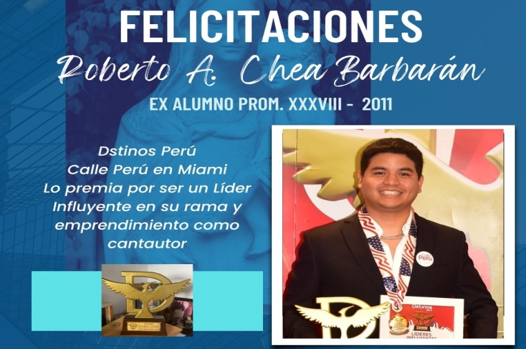 Felicitaciones Roberto Chea Barbarán