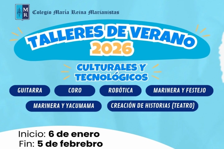 Inscríbete a nuestros Talleres de Verano!