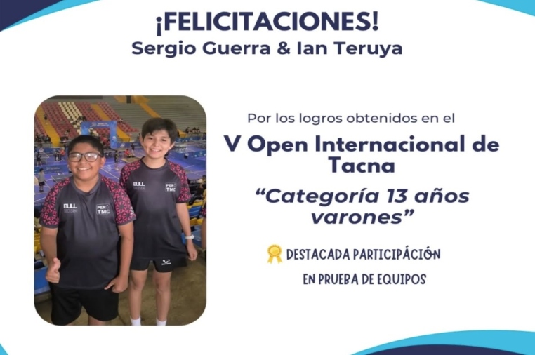 Participación en el V Open Internacional de Tacna